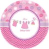 8 ASSIETTES BABY GIRL 26,7 CM