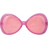 LUNETTES PAPILLON STRASS FUSCHIA