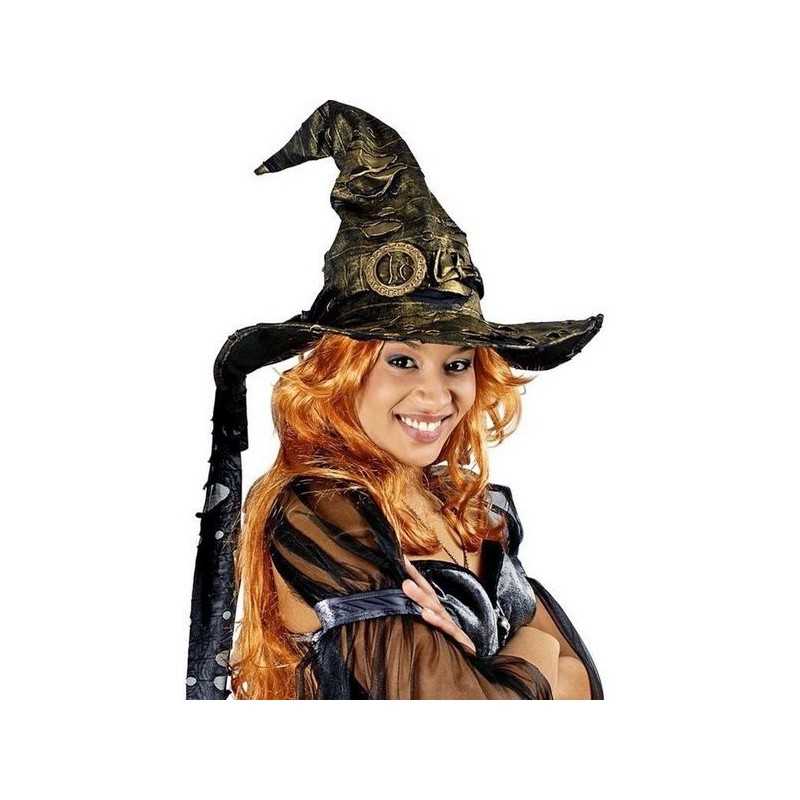 CHAPEAU SORCIERE OR METALLIQUE