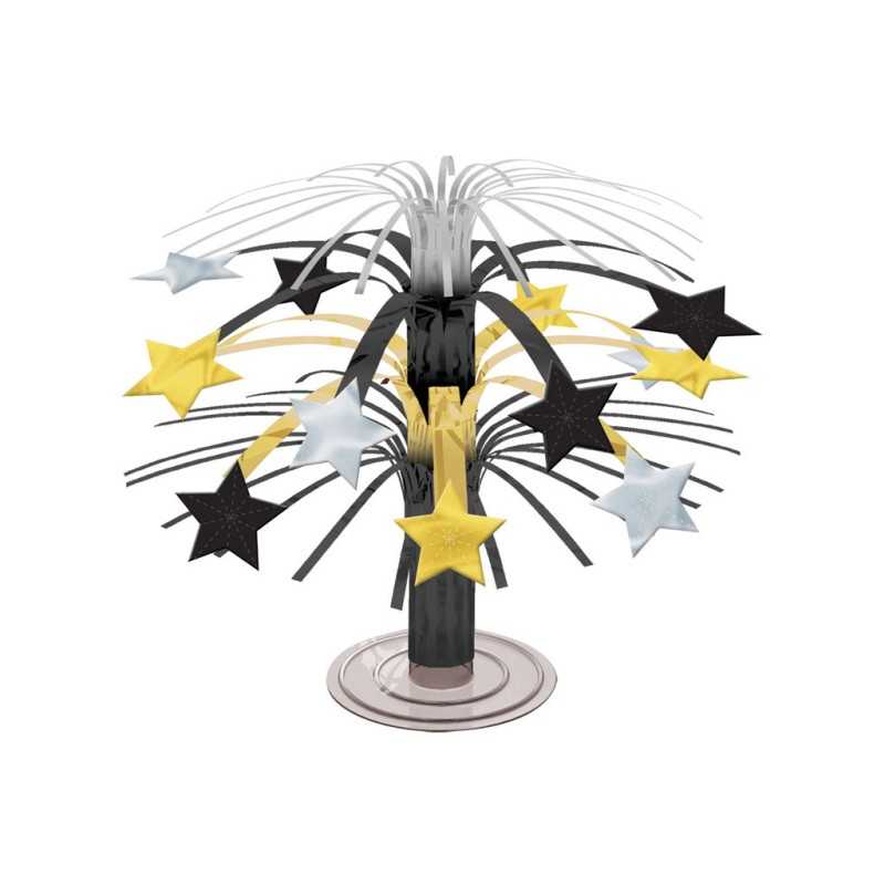 CENTRE DE TABLE EN CASCADE AVEC ETOILES