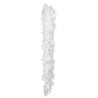 BOA PLUMES BLANC LAME ARGENT