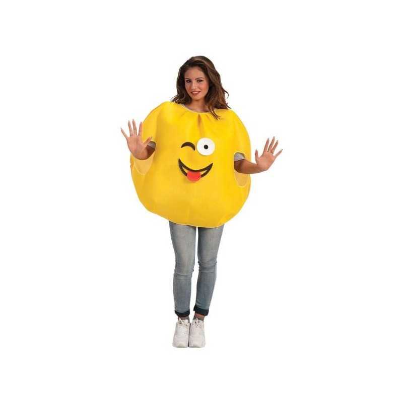 DEGUISEMENT EMOTICONE LANGUE ET CLIN D'OEIL