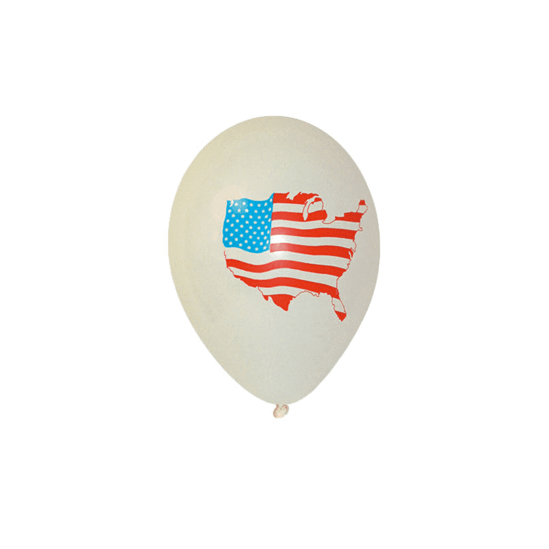 PAQUET 10 BALLONS CARTE USA BALLOONIA 11 "