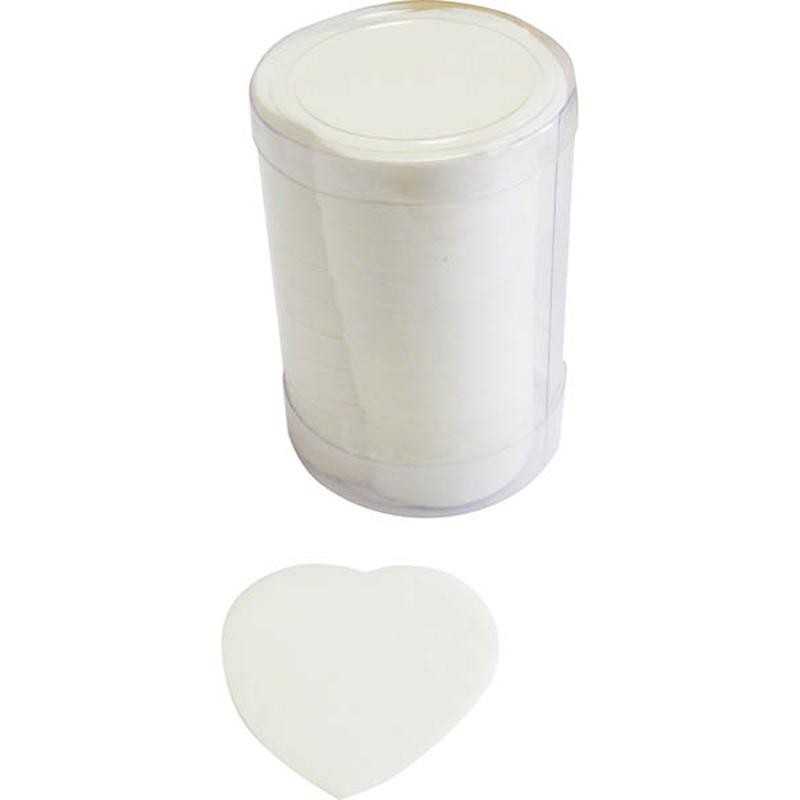 CONFETTIS DE SCENE COEUR BLANCS 100 G