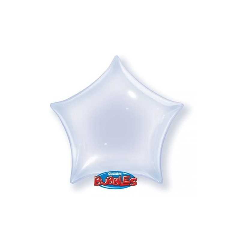 BALLON BUBBLES DECO FORME ETOILE 56 CM