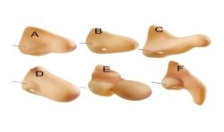 1 NEZ EN LATEX AVEC ELASTIQUE 6 MODELES DIFFERENTS