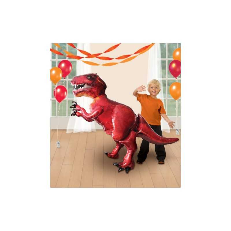 BALLON AIRWALKER DINOSAURE TYRANOSAURE 172 X 154 CM