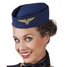 CALOT OU CHAPEAU ADULTE HOTESSE DE L'AIR BLEU