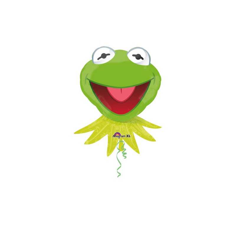 BALLON TETE KERMITE LA GRENOUILLE
