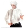 CHEMISE BAROQUE AVEC JABOT BLANCHE