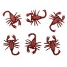 SACHET DE 6 SCORPIONS 6.8 X 5.5 X 8 CM