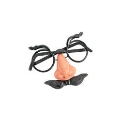 LUNETTES FAUX NEZ AVEC MOUSTACHE