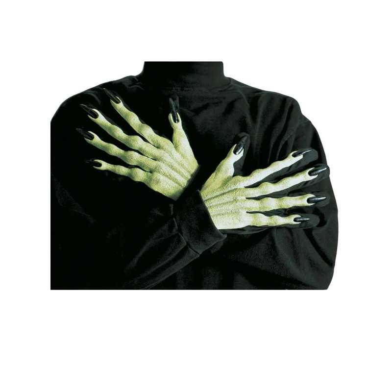 GANTS MAINS DE SORCIERE VERTES