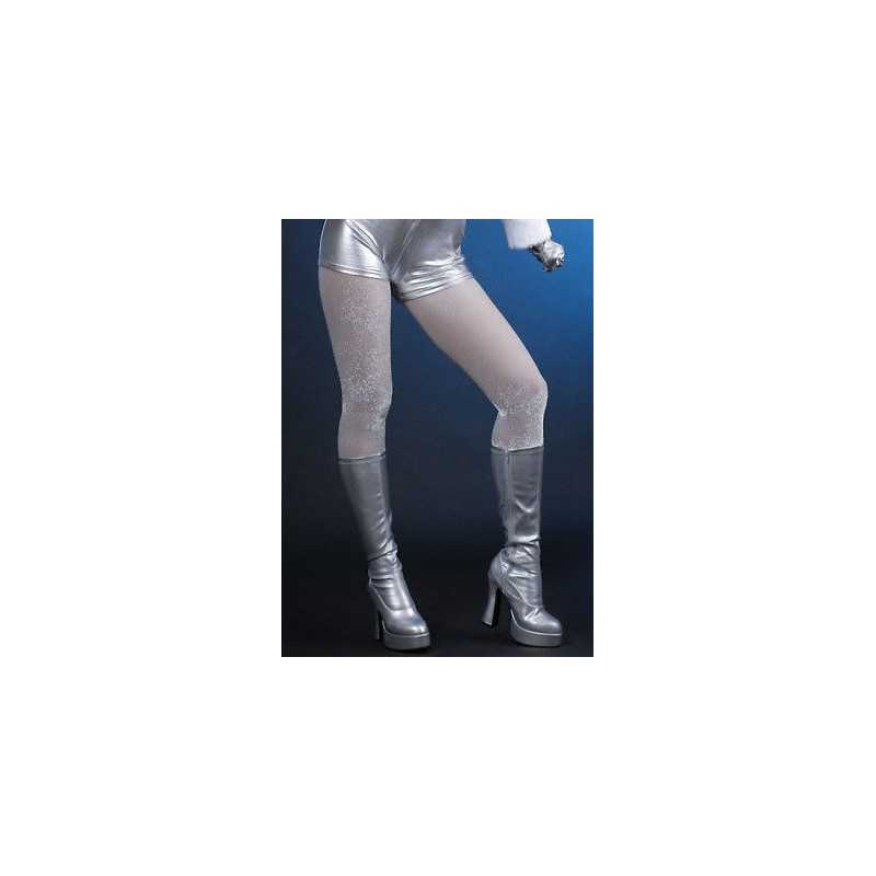 COLLANT ARGENT A PAILLETTES TAILLE UNIQUE