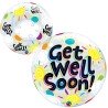 BALLON BUBBLES GET WELL SOON 56 CM
