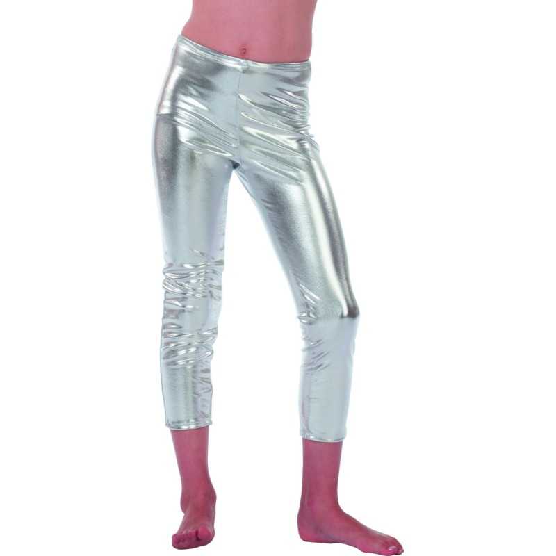 LEGGINGS ARGENT TAILLE 128