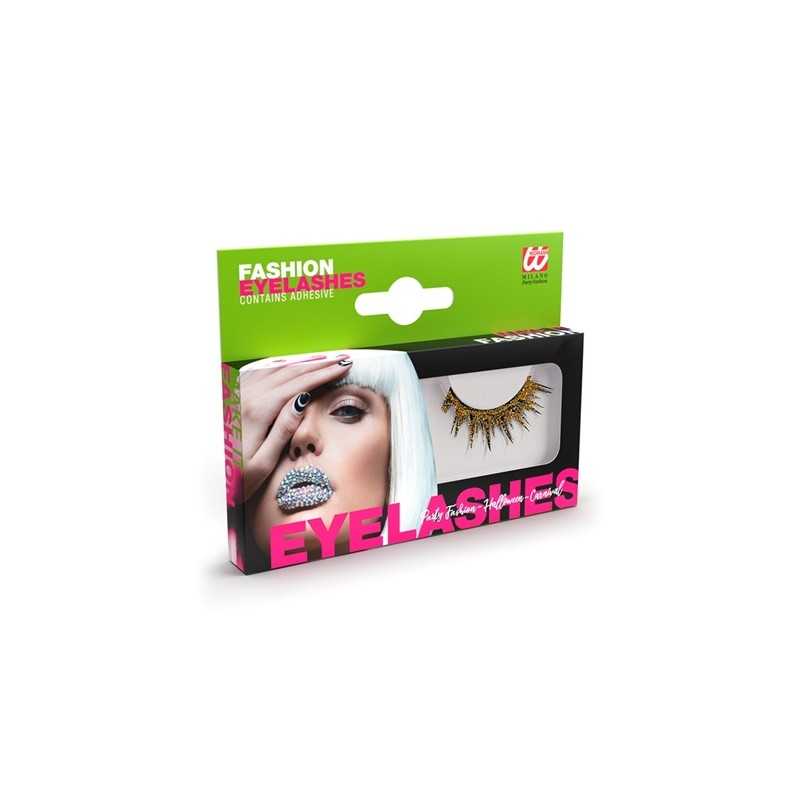 FAUX CILS OR AVEC TUBE DE COLLE