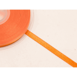 RUBAN EN SATIN 6 MM X 25 M ORANGE