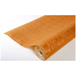 NAPPE DAMASSE ORANGE 1,20 M X 6 M