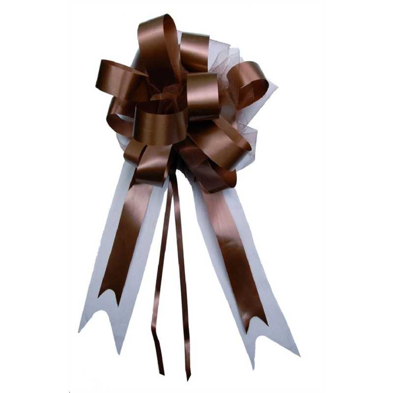 2 NOEUDS DECO CHOCOLAT