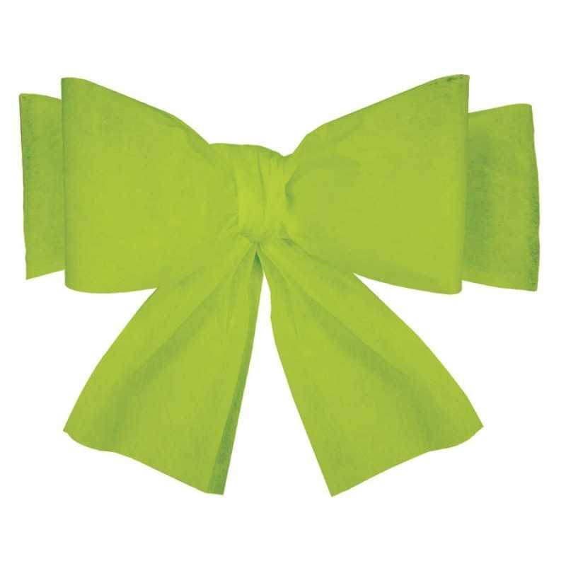 6 NOEUDS POUR HOUSSE DE CHAISE VERT 19 CM X 3 M