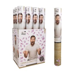 CANON DE CONFETTIS BILLET DE 500 EUROS 40 CM