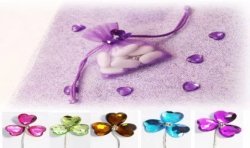 FLEUR COEUR CRISTAL VIOLET