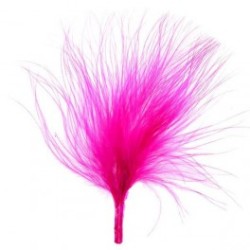 SACHET DE 20 PLUMES FUSHIA 7 CM