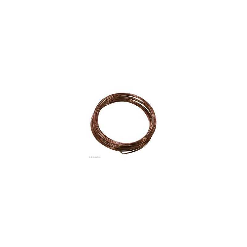 FIL METALLIQUE CHOCOLAT A MODELER 5 METRES