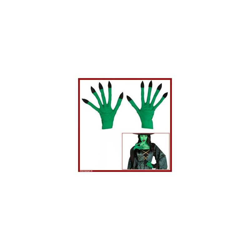 GANTS DE SORCIERE VERTS