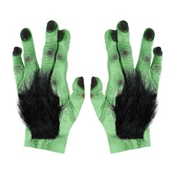 GRANDE MAINS VERTES POILUES POUR MONSTRE