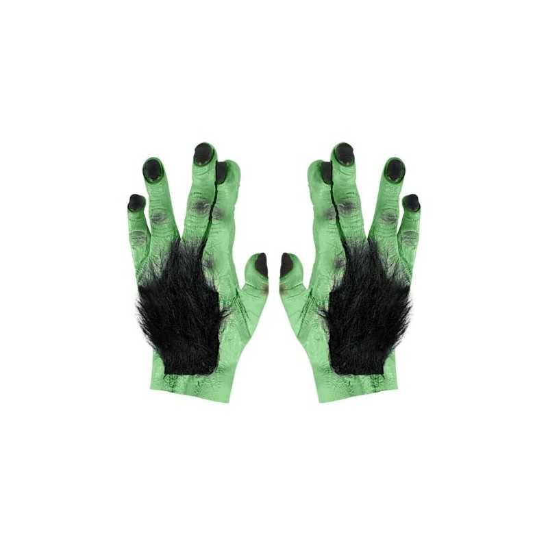 GRANDE MAINS VERTES POILUES POUR MONSTRE