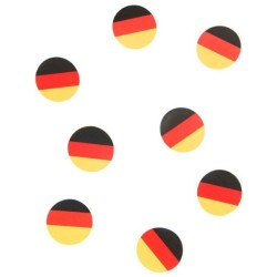 150 CONFETTIS DE TABLE DRAPEAU ALLEMAGNE