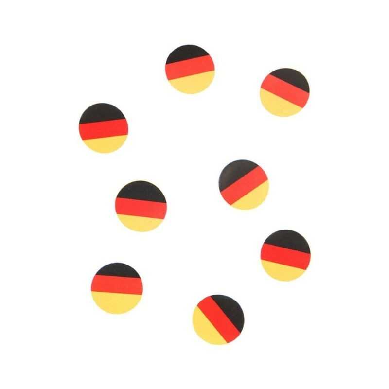 150 CONFETTIS DE TABLE DRAPEAU ALLEMAGNE