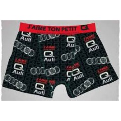 BOXER HOMME HUMORISTIQUE AUDI TAILLE S