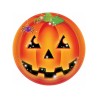 8 ASSIETTES CITROUILLE HALLOWEEN 23 CM