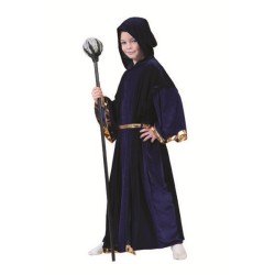 DEGUISEMENT MAGICIEN OU SORCIER BLEU WIZARD BLUMMING TAILLE 14 ANS