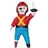 PINATA PIRATE A LA JAMBE DE BOIS EN 3D A TAPER