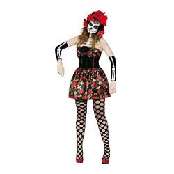 DEGUISEMENT DAY OF THE DEAD FEMME TAILLE L
