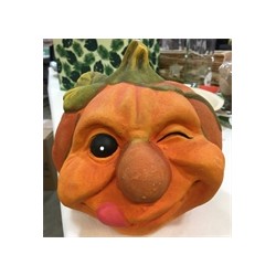 PETITE CITROUILLE PLATRE DECORATION CERAMIQUE