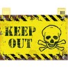 PANNEAU CARTON KEEP OUT