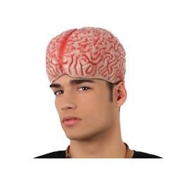CASQUE HALLOWEEN LATEX CERVEAU