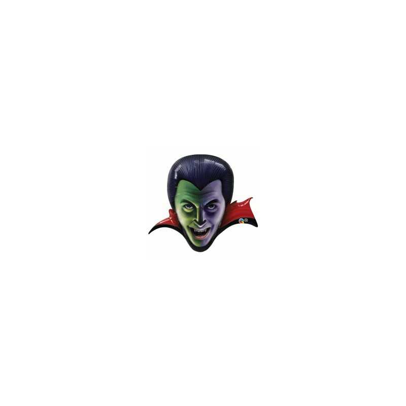 BALLON METALLIQUE TETE DE DRACULA 91 CM