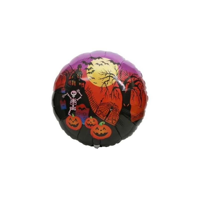 BALLON METALLIQUE ROND 43 CM MAISON HANTEE