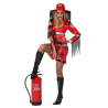 DEGUISEMENT POMPIER FEMME EN SANG TAILLE M-L