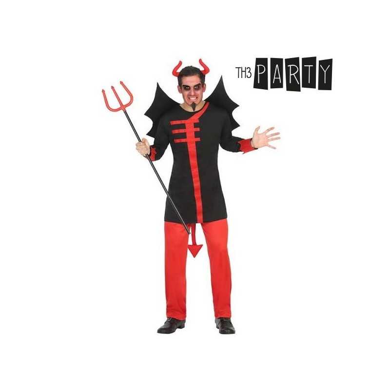 DEGUISEMENT DEMON NOIR ET ROUGE TAILLE M-L