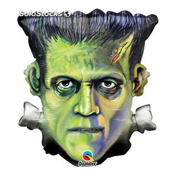BALLON METALLIQUE TETE DE FRANKENSTEIN 64 CM
