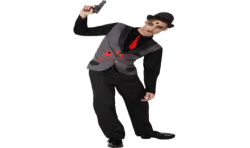 DEGUISEMENT GANGSTER EN SANG TAILLE XL