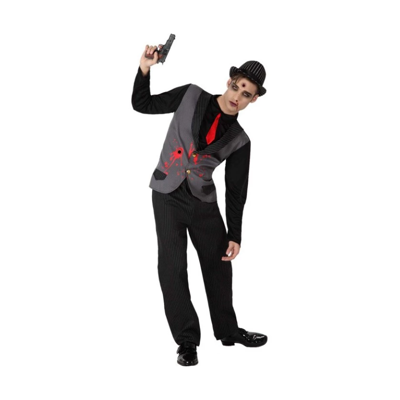 DEGUISEMENT GANGSTER EN SANG TAILLE XL