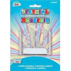 BOUGIE LED CHIFFRE 30